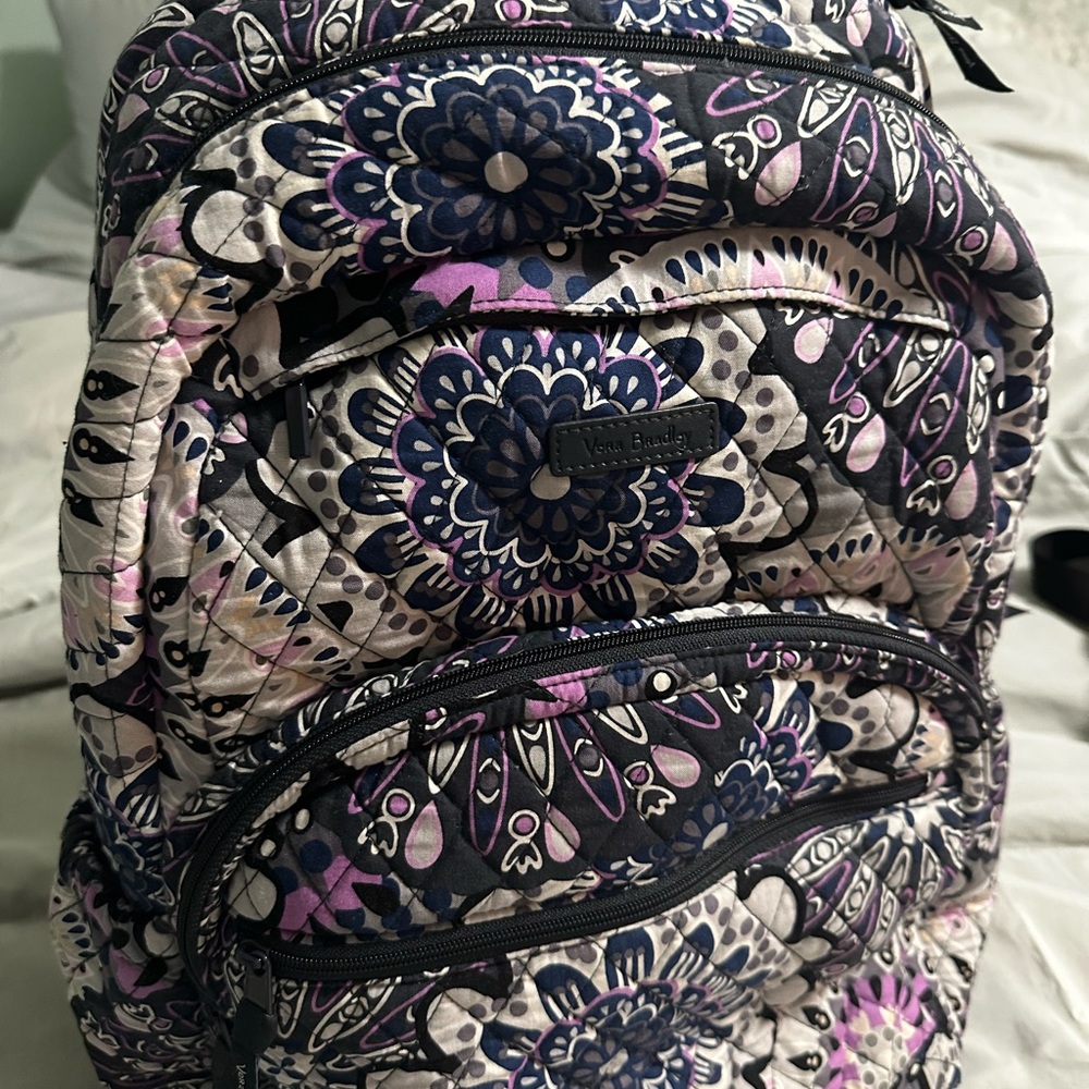 Vera Bradley Lavender Interior Backpack